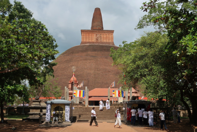 Explore Anuradhapura ruins